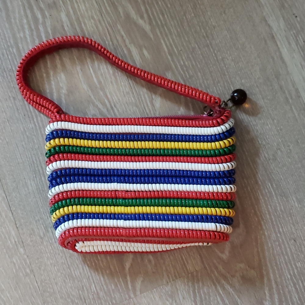 Vintage 70s Telephone Cord Purse - image 2
